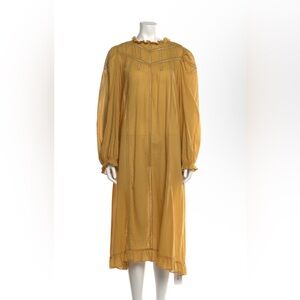 Doen Mustard Midi Dress